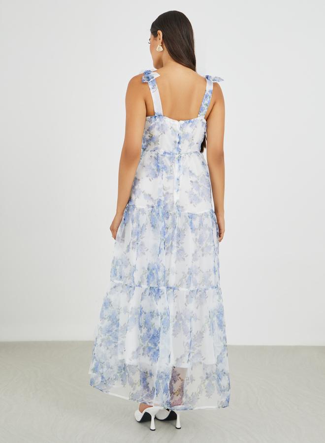 Styli Floral Tiered Dress  - Image 5