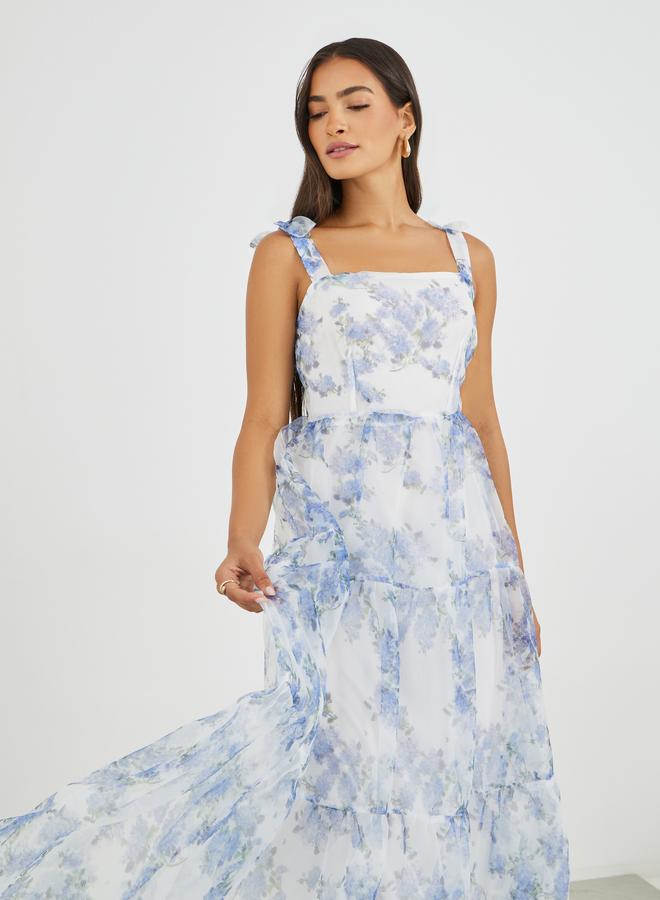 Styli Floral Tiered Dress  - Image 3
