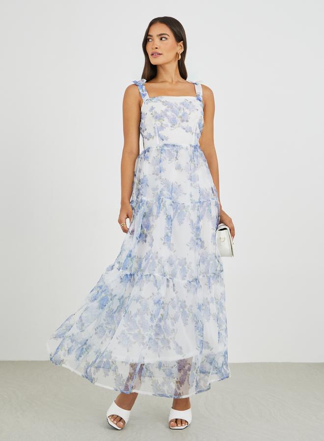Styli Floral Tiered Dress  - Image 2