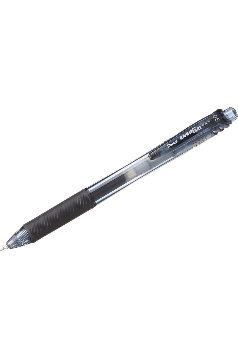 Pentel قلم جل قابل للسحب BLN105-A EnerGel X، أسود، عبوة من 1 - Image 3