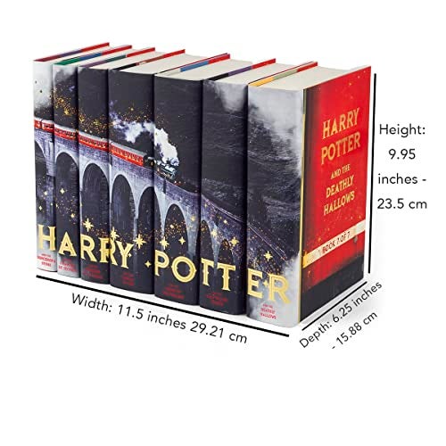 Juniper Books Train Design Metallic Foil Book Covers Only | Books NOT Included | Covers Compatible with Scholastic’s 7 Hardcover Books or Box Set - Image 5