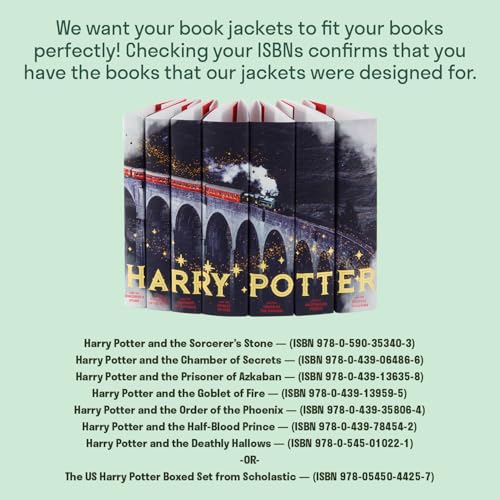 Juniper Books Train Design Metallic Foil Book Covers Only | Books NOT Included | Covers Compatible with Scholastic’s 7 Hardcover Books or Box Set - Image 3