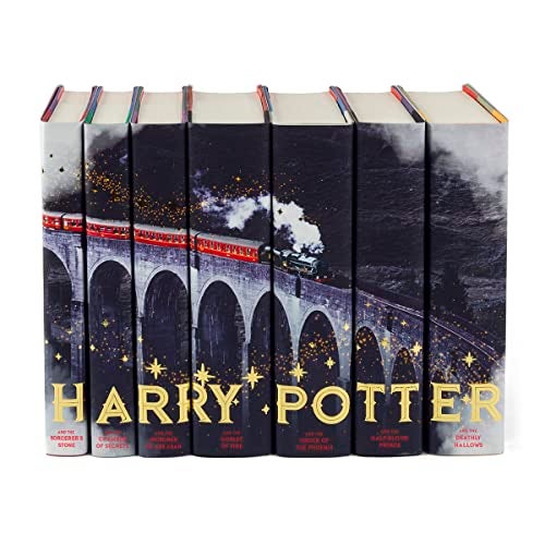 Juniper Books Train Design Metallic Foil Book Covers Only | Books NOT Included | Covers Compatible with Scholastic’s 7 Hardcover Books or Box Set - Image 4