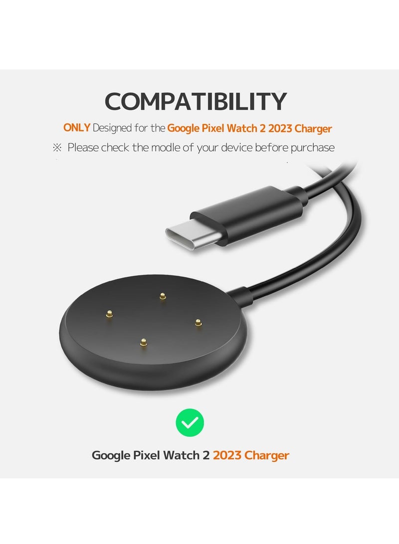 Charger Stand Holder Dock for Google Pixel Watch 2 Premium Aluminum Metal Stand for Stable and Durable Charging Non Slip Easy to Place and Charge for Nightstand and Desk Charging Black  - Image 4