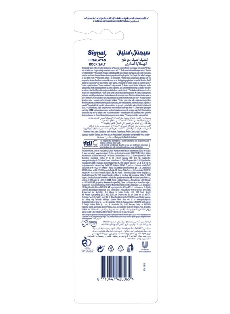 Signal Toothbrush Himalayan Rock Salt Soft 2 Pcs - Image 2