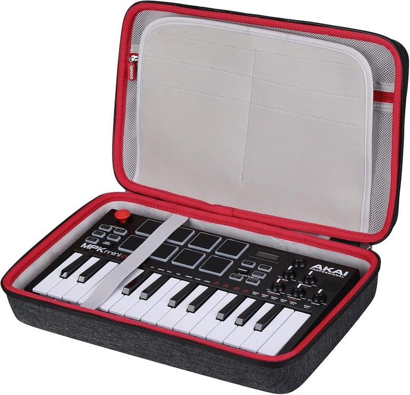 Aproca Hard Travel Storage Case, for AKAI Professional MPK Mini MK3 / Mini Play USB MIDI Keyboard Controller - Image 1