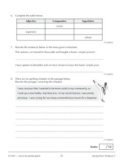 KS3 Year 8 Spelling, Punctuation and Grammar 10-Minute Weekly Workouts - pzsku/Z6B90171AF4401ABC7988Z/45/_/1732720941/a5b29172-9696-4ab6-877f-da8b08f031ff