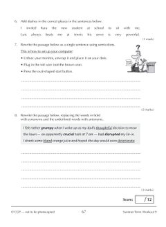 KS3 Year 8 Spelling, Punctuation and Grammar 10-Minute Weekly Workouts - pzsku/Z6B90171AF4401ABC7988Z/45/_/1732720944/cce18648-d5cd-44c5-9612-37655d19fbce