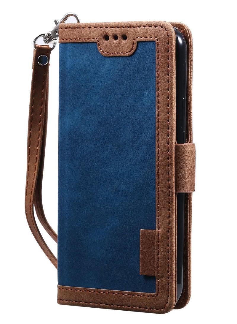 Suteni Flip Cover Leather Hidden Card Slots Phone Case for iPhone - Image 1