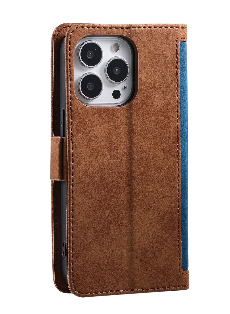 Suteni Flip Cover Leather Hidden Card Slots Phone Case for iPhone - Image 2