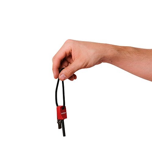 Kershaw كيرشو فايرستارتر (1019X)، 3.1 بوصة من الفولاذ المغنيسيوم عالي الأداء، فولاذ مضرب مطلي بالكروم، يصل إلى 3000 ضربة، مقاوم للماء، سهل الاستخدام، مقبض بلاستيكي مصبوب باللون الأحمر، حبل نايلون، 1.1 أونصة، صغير - Image 5