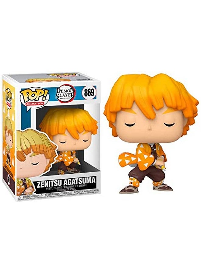 Funko Pop Demon Slayer Zenitsu Agatsuma Pop Vinyl Figure (Bundled With Compatible Pop Box Protector Case) Multicolor 3.75 Inches - Image 3