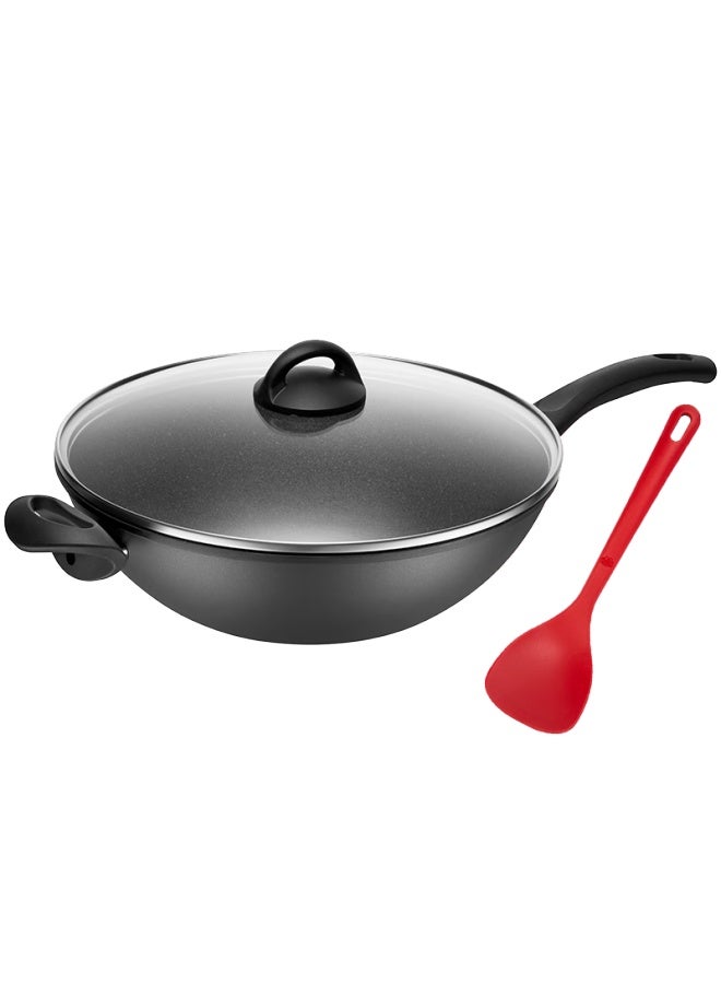 Ballarini Non-stick Pan Imported Induction Cooker Gas Universal Low Stir-fry Pan 32cm Large Diameter Frying Pan - Image 4