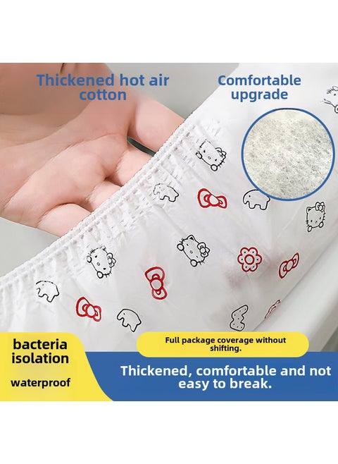 3-Layer Thickened Disposable Toilet Seat Covers Three-layer thickened warm toilet mat with hot air Cotton
