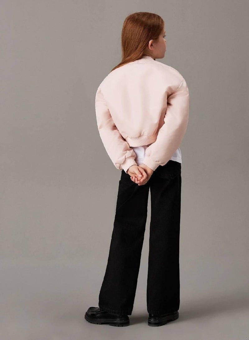 Calvin Klein Jeans Satin Bomber Jacket - Image 2