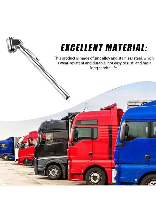 10 120 Psi Heavy Duty Stainless Steel Tire Pressure Gauge Durable Insulation Material Vehicle Air Tester For Trucks And Cars - Image 3