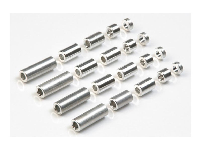 TAMIYA 15473 JR Aluminum Spacer Set 12/6.7/6/3/1.5mm - Image 2