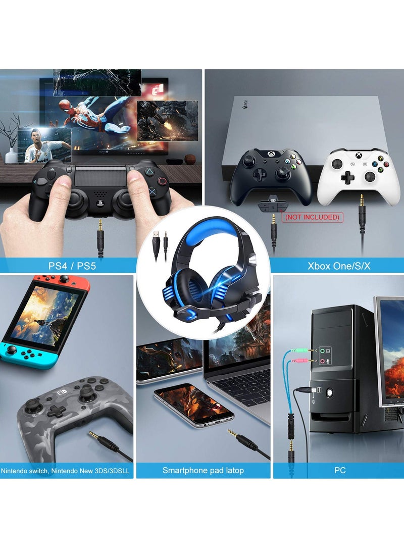 هنتر سبايدر سماعة رأس للألعاب فوق الأذن لأجهزة Xbox One، وPS4، والكمبيوتر الشخصي، وPS5، والهواتف المحمولة، وأجهزة الكمبيوتر المحمول، والكمبيوتر اللوحي - Image 5