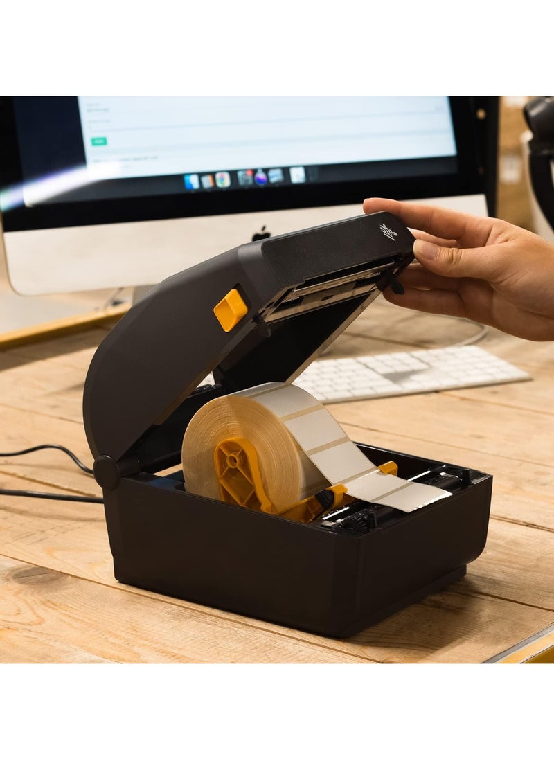 ZEBRA - ZD421 Direct Thermal Printer,8 dots/mm (203 dpi), RTC, USB, USB Host, BT (BLE) - Image 1