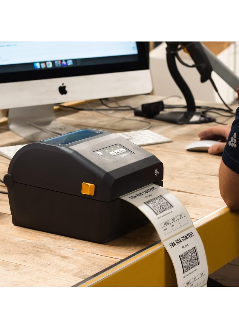 ZEBRA - ZD421 Direct Thermal Printer,8 dots/mm (203 dpi), RTC, USB, USB Host, BT (BLE) - Image 1
