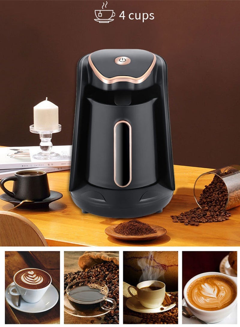 ليون هوم ماكينة قهوة تركية، وعاء قهوة كهربائي 600 واط 300 مل - Image 4