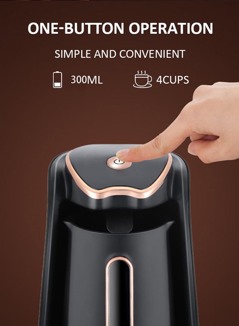 ليون هوم ماكينة قهوة تركية، وعاء قهوة كهربائي 600 واط 300 مل - Image 3