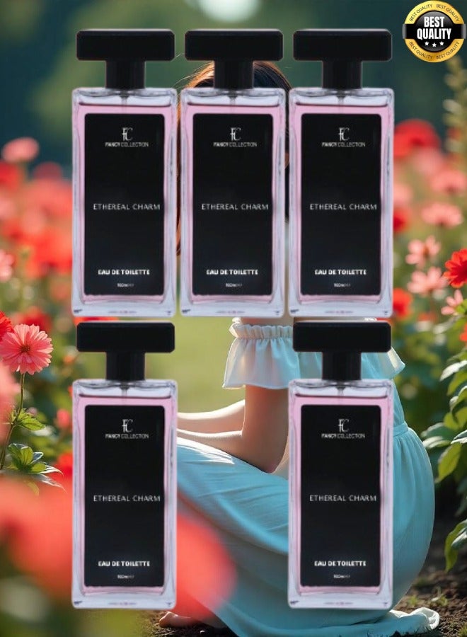 فانسي كوليكشون 5 قطع عطر اثريال شارم 100 مل - Image 1