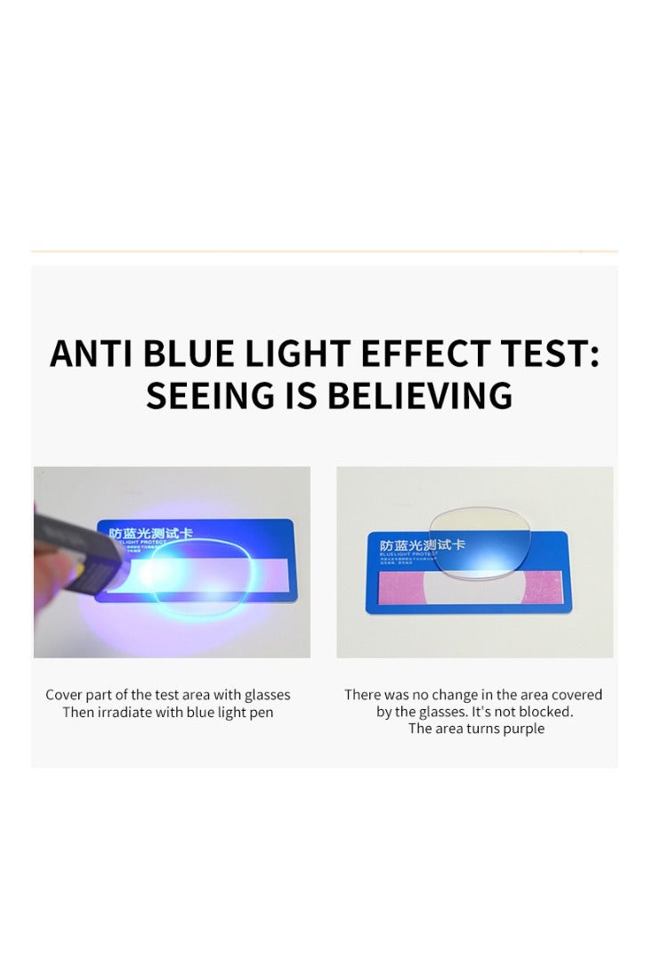 Booma Opticals Anti-Blue Light Glasses for Women +1.5 Magnification Glasses, Lightweight PC Frame, Eye Strain Relief Black, Eyeglass Suitable for Computer & Gaming  - Image 5