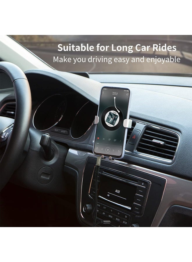 آیمی كابل AUX IM-209 بطول 3.5 مم (1 متر) لأجهزة ستيريو السيارات والهواتف الذكية ومكبرات الصوت وأجهزة الكمبيوتر المحمولة | سلك مضفر متين مقاوم للتشابك، بجودة صوت عالية الدقة، موصل رفيع يعمل مع جراب الهاتف | كابل صوت PowerPort عالمي - Image 4