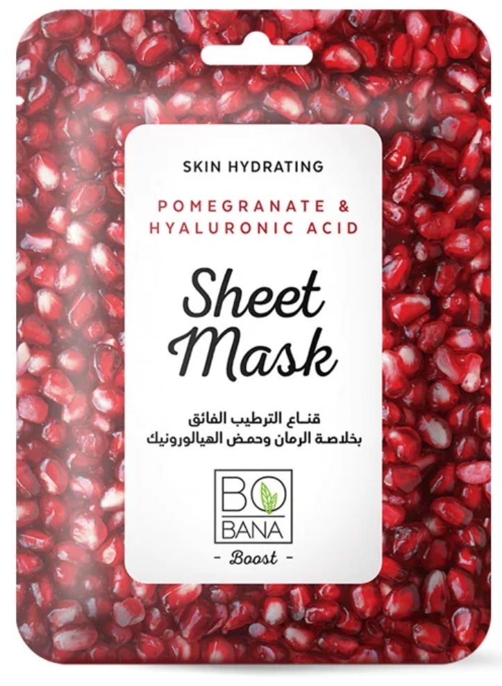 BOBANA Pomegranate And Hyaluronic Acid Sheet Mask