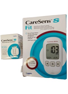 Caresens S-Fit Blood Sugar Analysis Device With 50 Strips