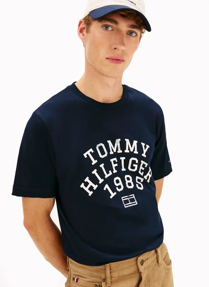 TOMMY HILFIGER  Logo Crew Neck T-Shirt for Men | Best Price UAE