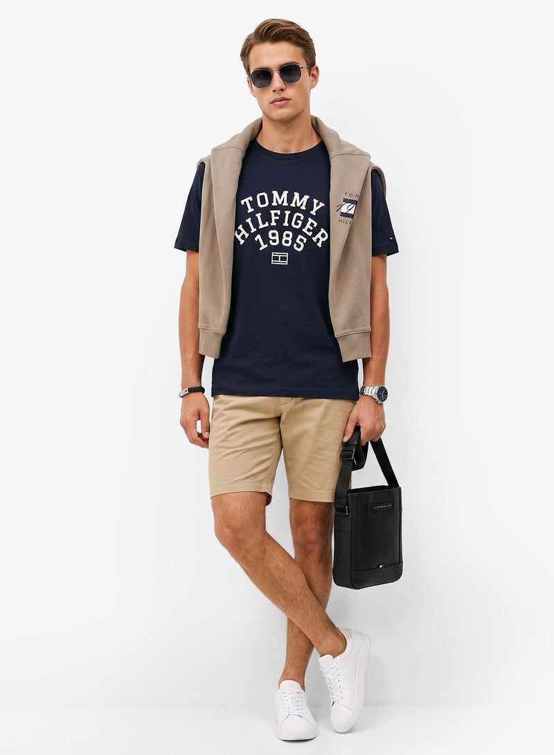 TOMMY HILFIGER Logo Crew Neck T-Shirt - Image 1