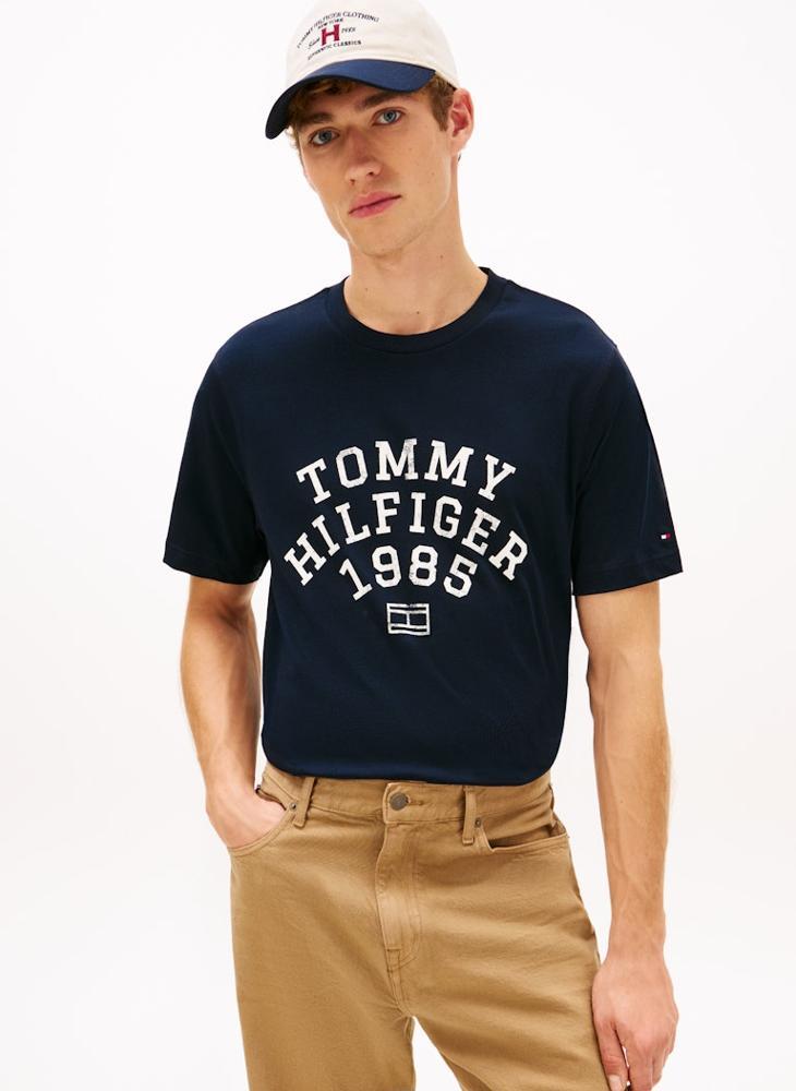 TOMMY HILFIGER Logo Crew Neck T-Shirt - Image 2