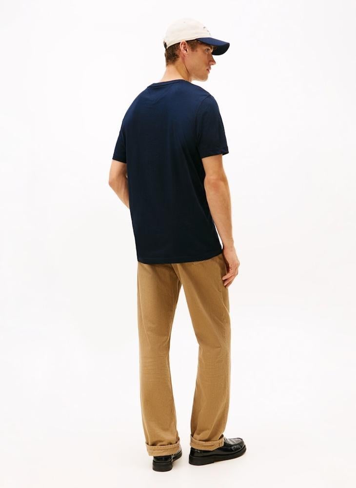 TOMMY HILFIGER Logo Crew Neck T-Shirt - Image 3