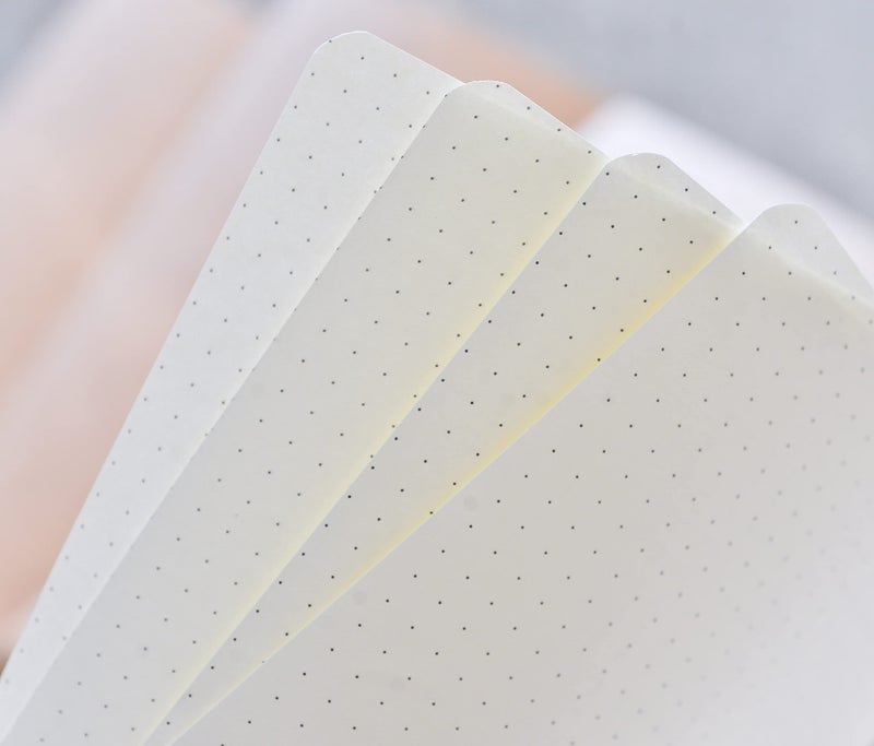 TWONE Travel Journal, 6 Pack Notebook Journal for Travelers Work School Writing Note Taking Kraft Brown Soft Cover Notebooks 5.5â€ x 8.25â€, 60 Dot Grid Pages, 30 Sheets - Image 3