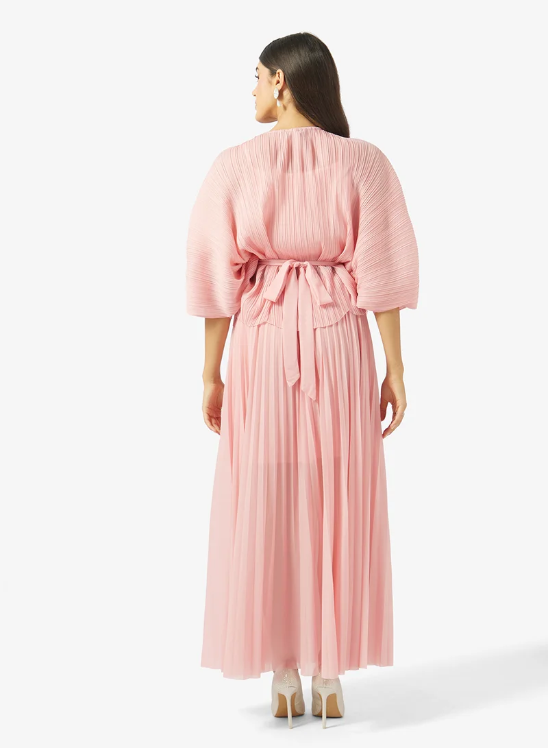خزانة Pleated Top & Skirt Set