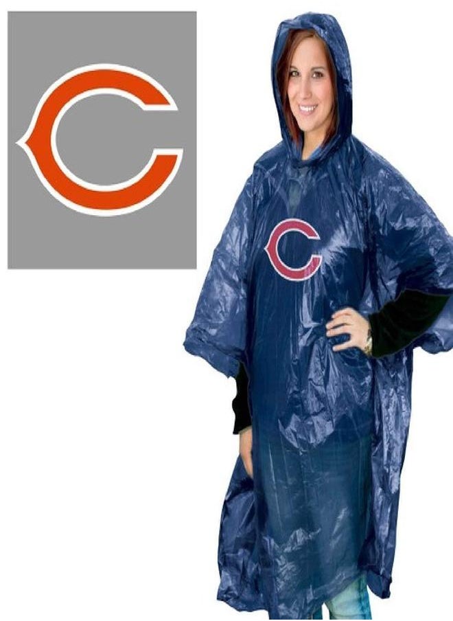 WinCraft NFL Chicago Bears Rain Poncho, Team Colors, One Size - pzsku/Z6B91815455AE8A7DD276Z/45/_/1686210948/7d90d493-5327-43ac-a08b-287c84b53362