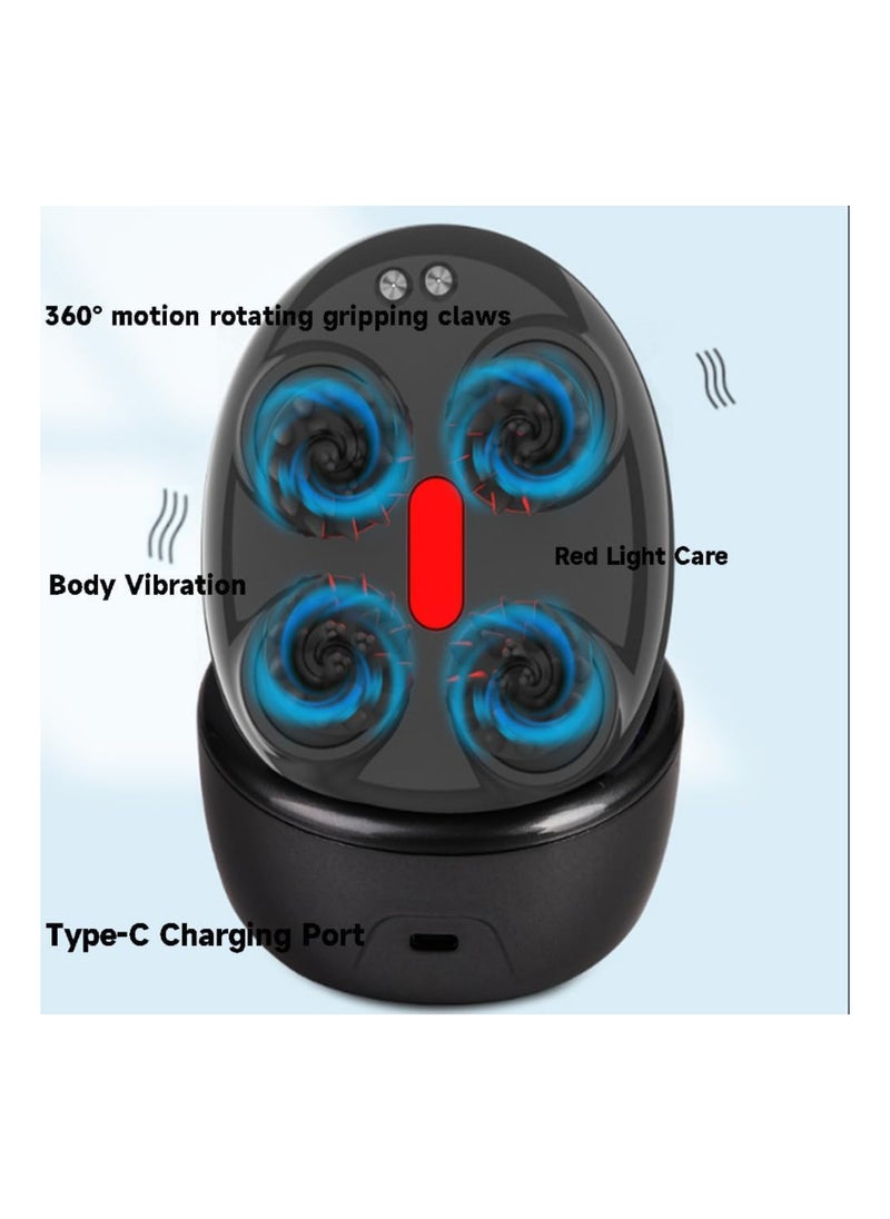 Generic Electric Scalp Massage, Rechargeable Wireless Portable Electric Scalp Massager, Waterproof Handheld Massager with 4 Massage Claws for Full-Body Massage, Stress Relax, Handheld Hair Scratcher  - Image 5