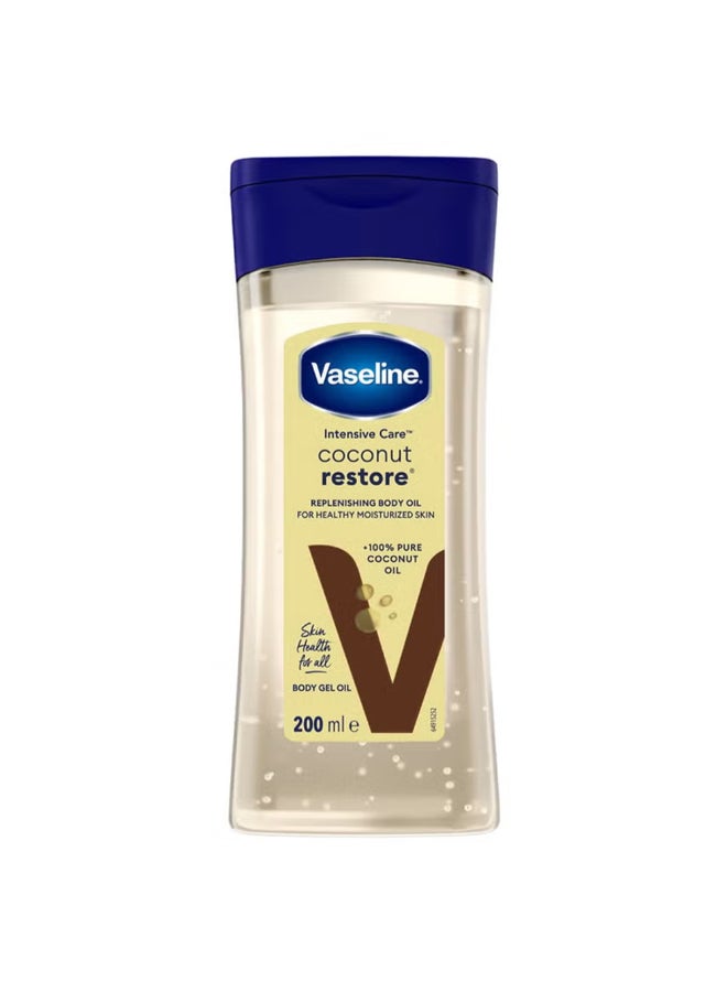 Vaseline Coconut restore body gel oil 200 ml