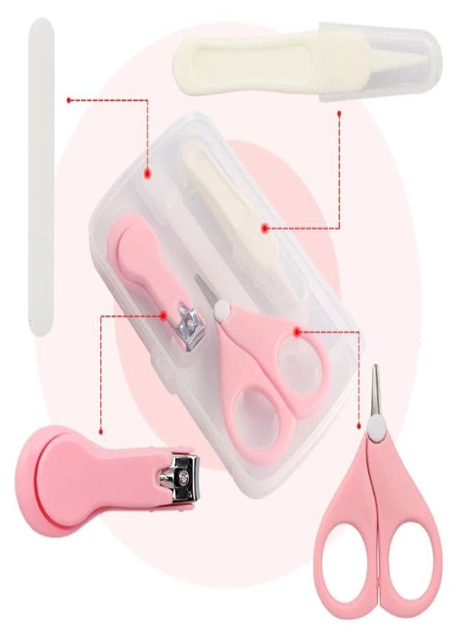 Alya The Cheeky Kidzz Baby 4 In1 Baby Manicure Pedicure Grooming Essential Nailkit Set With Protective Case Baby Nail Clippers Scissor Nail Filer With Nasal Vacuum Suction Nose Aspirator Cleaning Teether (DESIGN 502) - Image 4