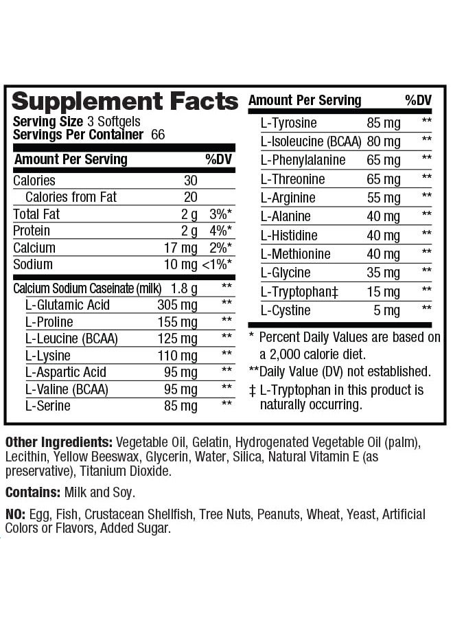 PROLAB PROLAB Amino GEL-CAPS, 200-Count  - Image 4