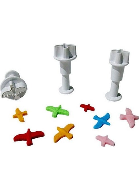 Mini Bird Press (With Injector) Cookie Mold (Kopat) - Set of 3