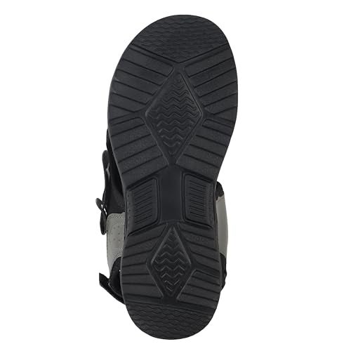 FUEL Combat Comfortable & Lightweight Casual Sports Sandals & Floaters for Mens with Anti-Skid & Flexible Sole for Outdoor (Black-8UK) - Image 5