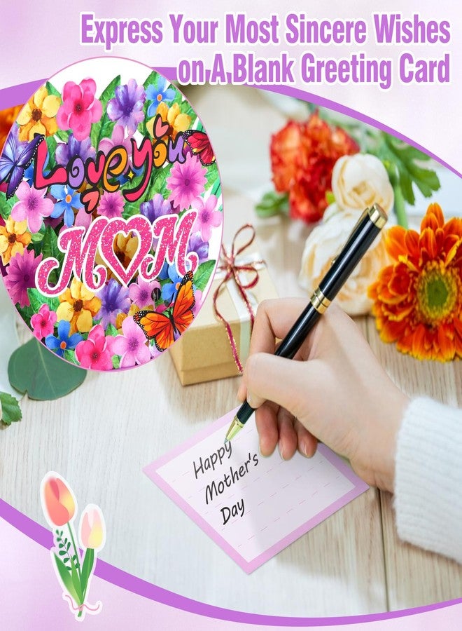 FaCraft Musical Mothers Day Card - Love You Mom 3D Pop Up Mothers Day Card with Lights and Music, Singing Mom Birthday Card for Mom Wife Grandma - with Golden Envelope & Blank Insert - Image 4