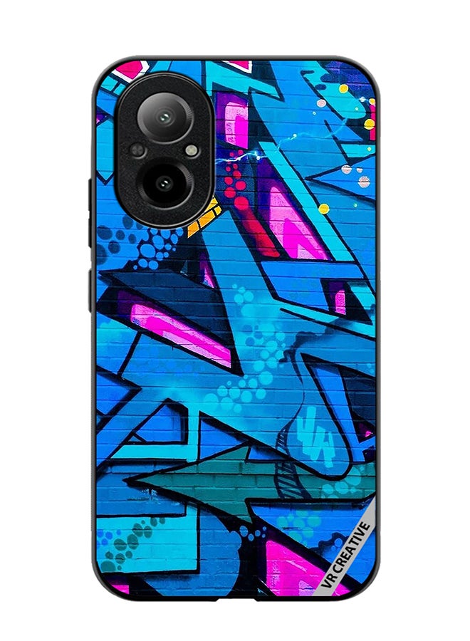 VR CREATIVE Protective Case Cover For Realme C67 4G Graffiti Artwork Design Multicolour - Image 1