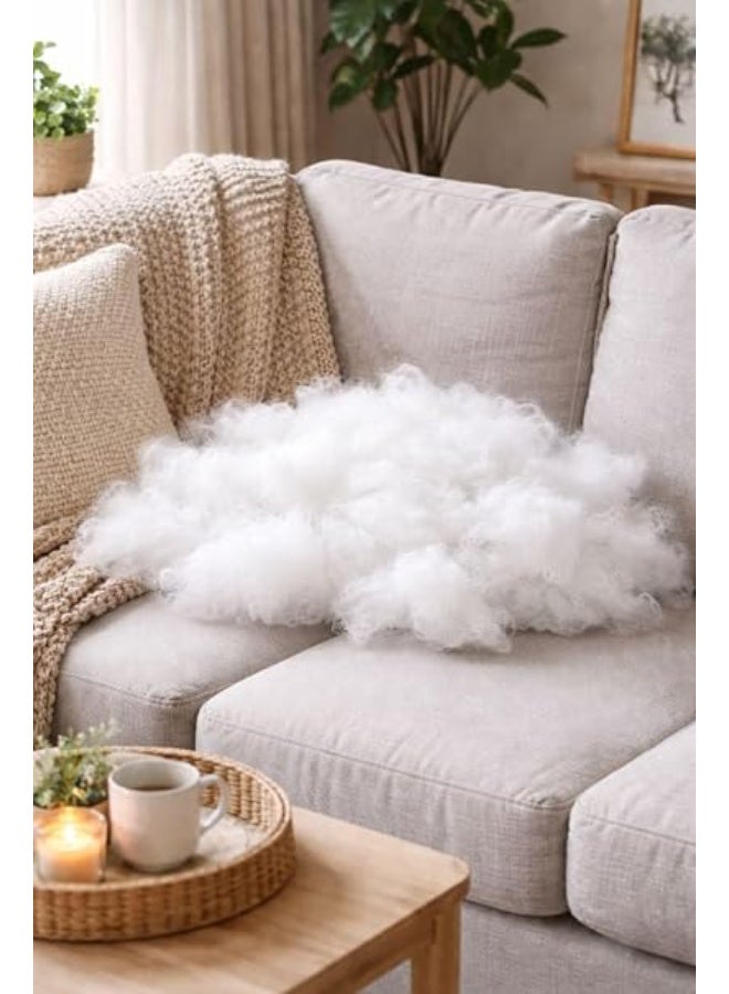 600g Polyester Fiber Filling – High-Quality Fiber Filling – Pillow, Sofa, Chair Bag, and Toy Filling – Soft and Flexible Hollow Fiber – Anti-Clumping - Image 4