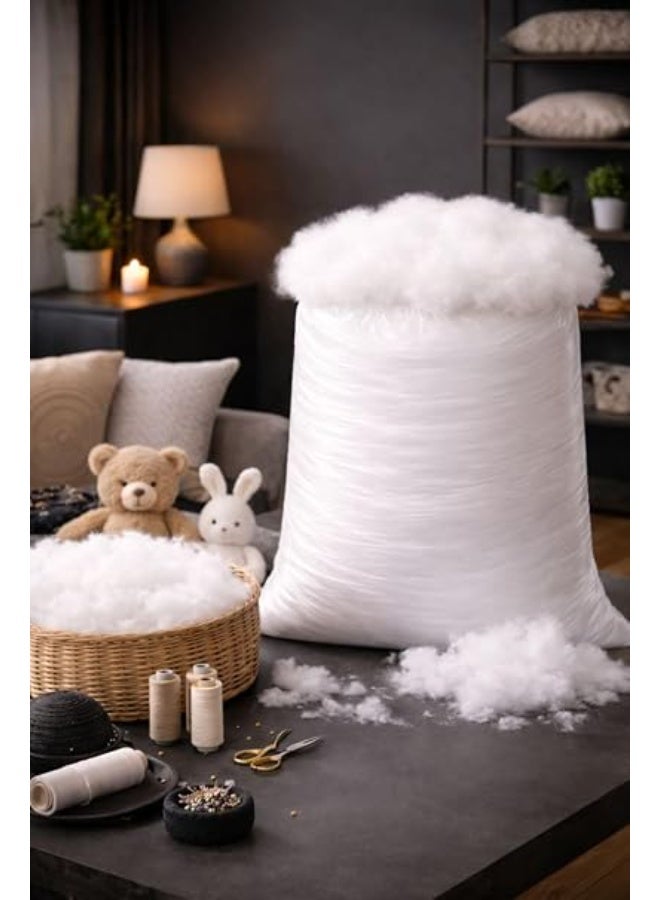 600g Polyester Fiber Filling – High-Quality Fiber Filling – Pillow, Sofa, Chair Bag, and Toy Filling – Soft and Flexible Hollow Fiber – Anti-Clumping - Image 5