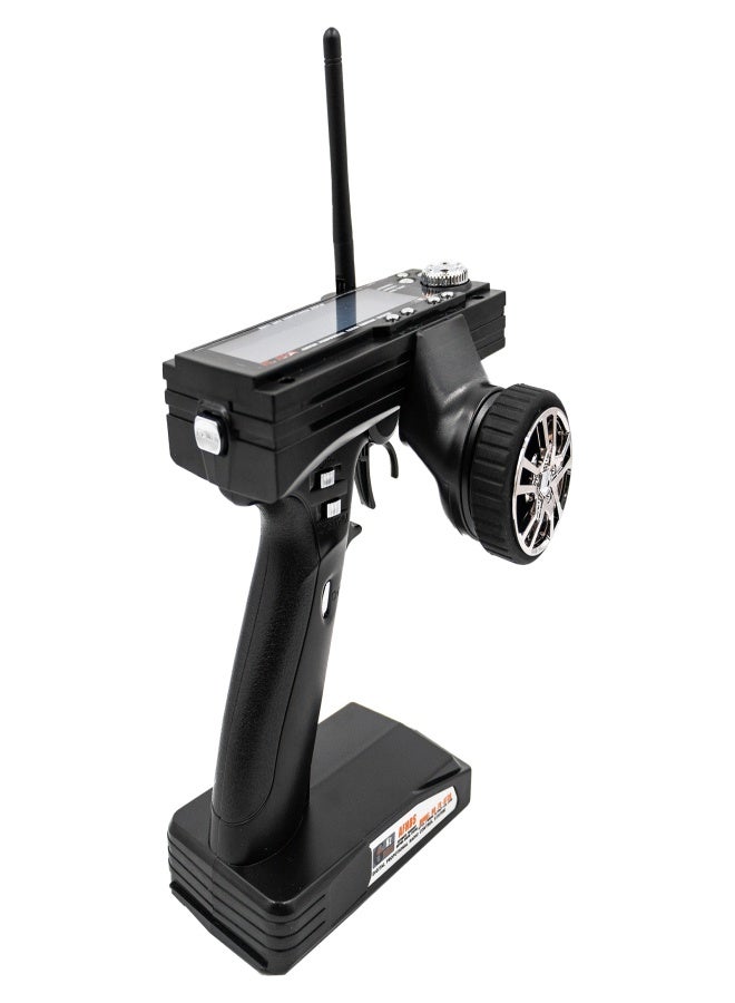 فلاي سكاي جهاز إرسال واستقبال لاسلكي Flysky FS-GT3B بتردد 2.4 جيجا هرتز و3 قنوات، مزود بشاشة LCD، مناسب للسيارات والقوارب التي تعمل بالتحكم عن بعد - Image 1