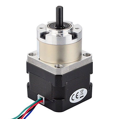 STEPPERONLINE 5:1 Planetary Gearbox Nema 17 Stepper Motor 0.4A for DIY CNC Robot 3D Printer - Image 2